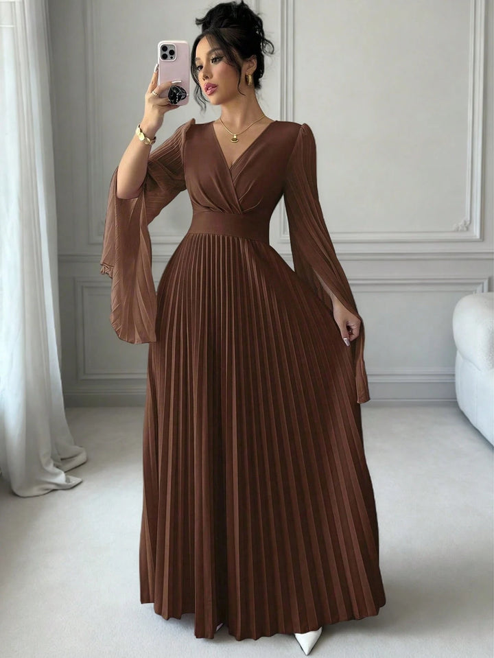 Rochie maxi SHEIN, maro