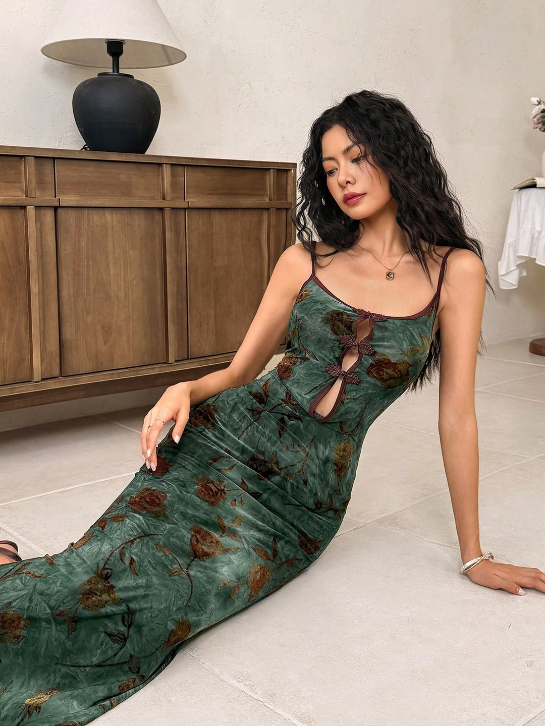 Rochie maxi SHEIN, mix culori