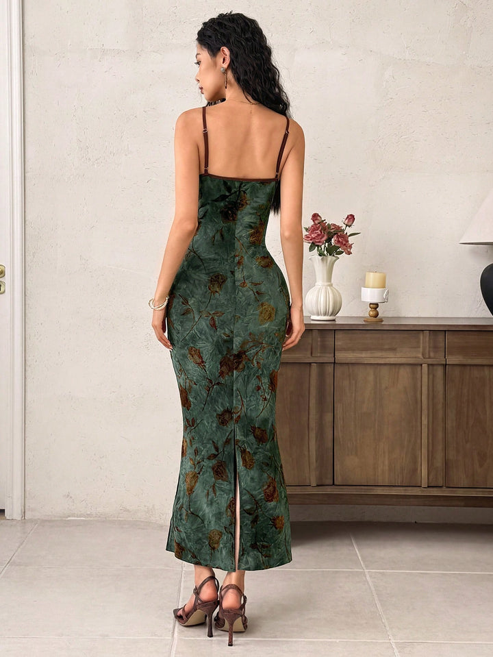 Rochie maxi SHEIN, mix culori