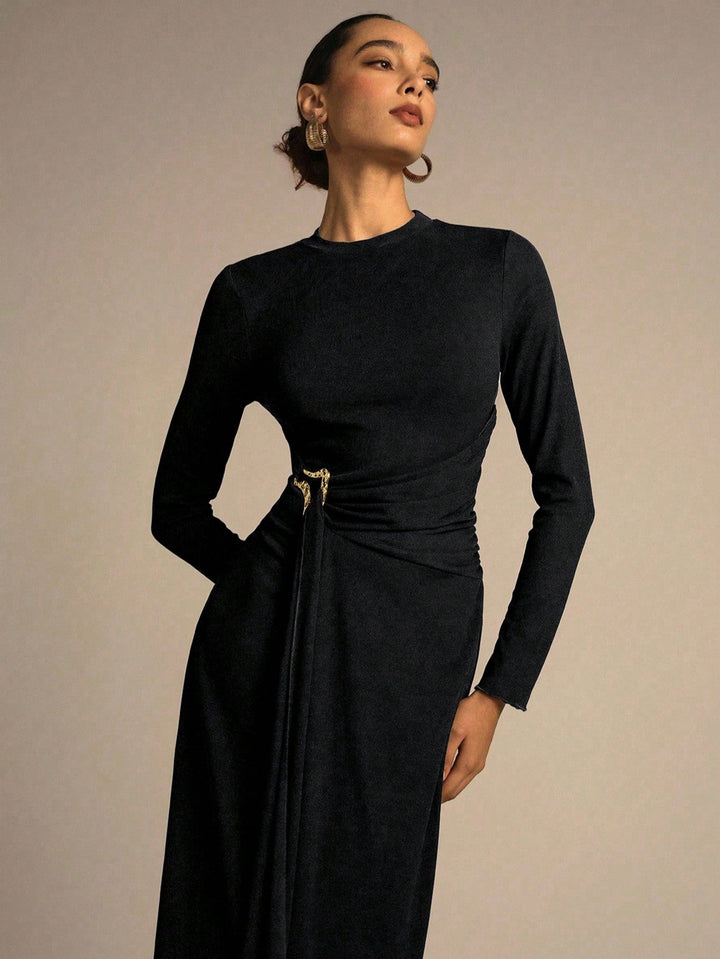 Rochie maxi SHEIN, negru