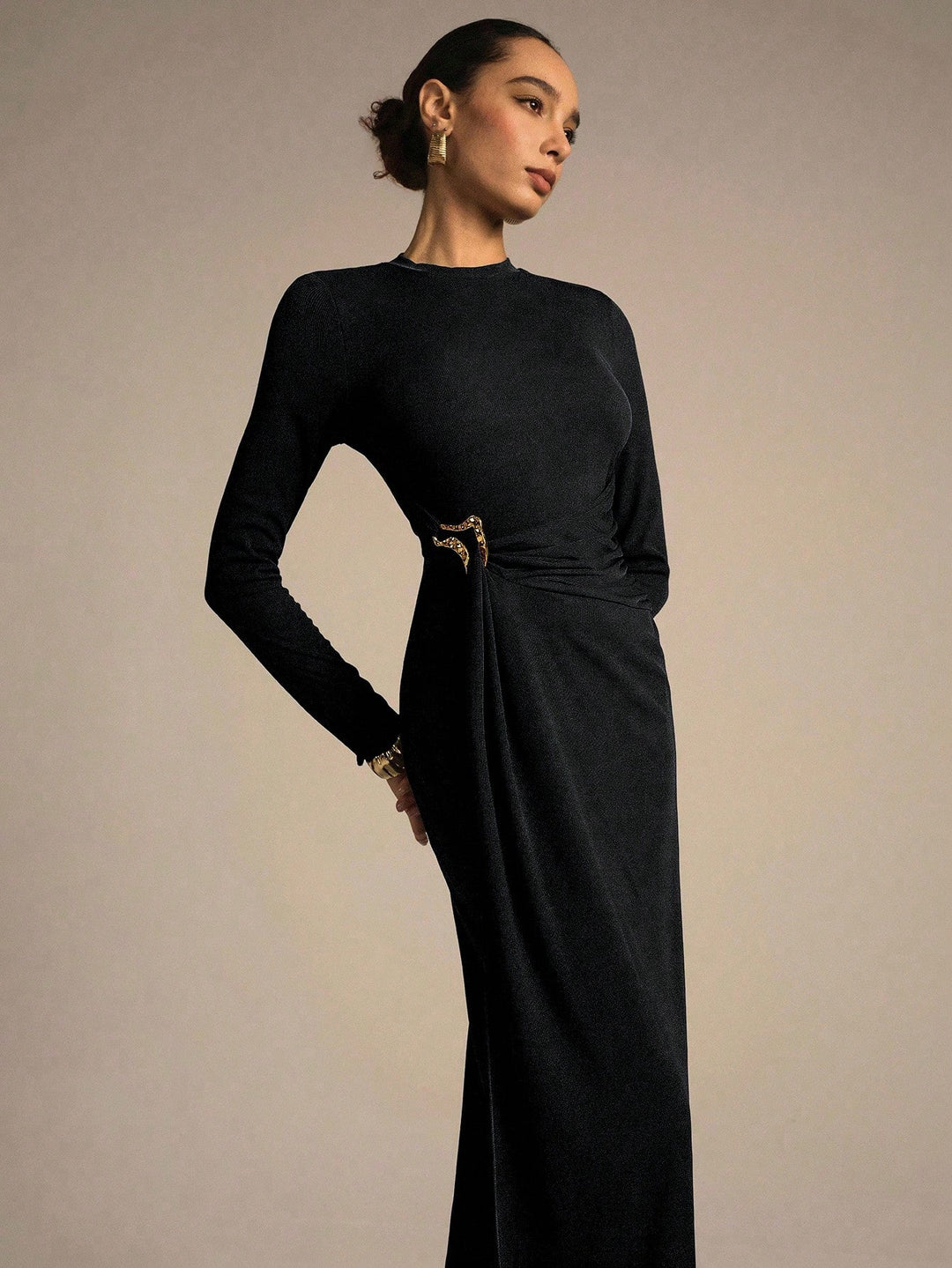 Rochie maxi SHEIN, negru
