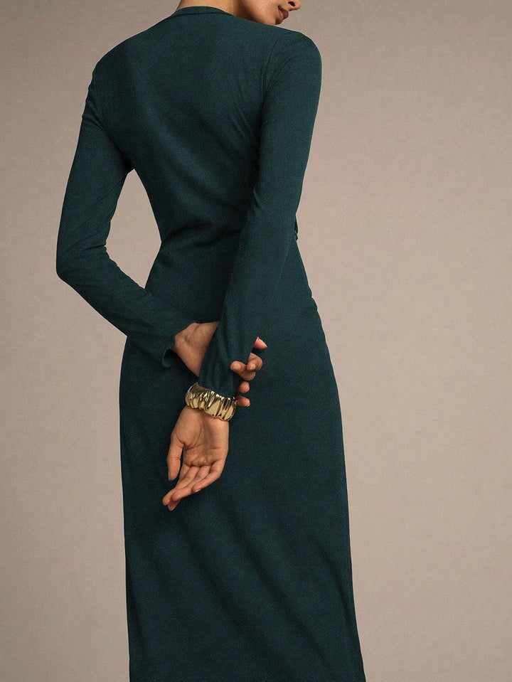 Rochie midi Shein, verde