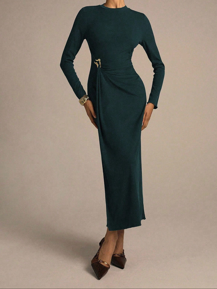 Rochie midi Shein, verde