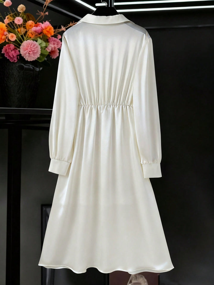 Rochie midi SHEIN, alb