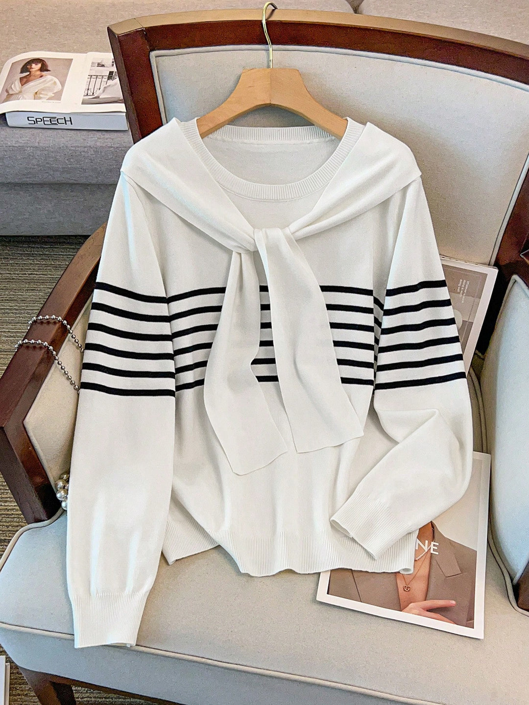 Pulover SHEIN, bej
