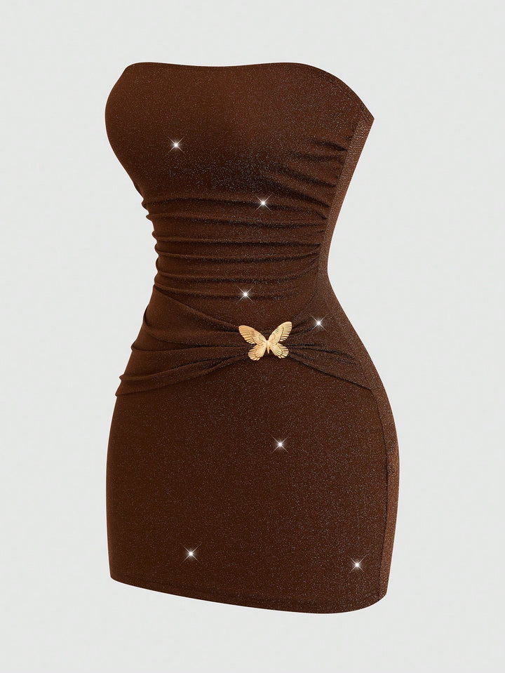 Rochie SHEIN, maro