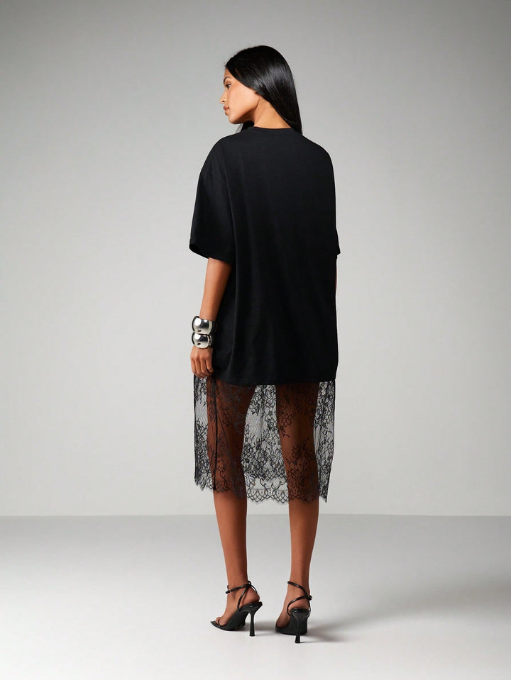 Rochie midi SHEIN, negru