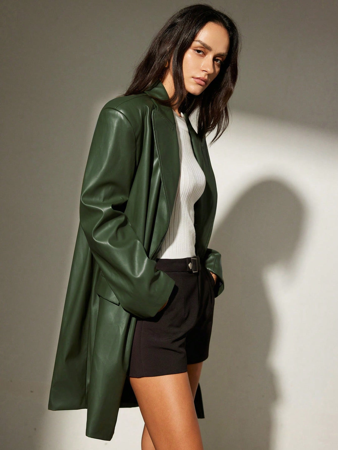 Sacou SHEIN, verde