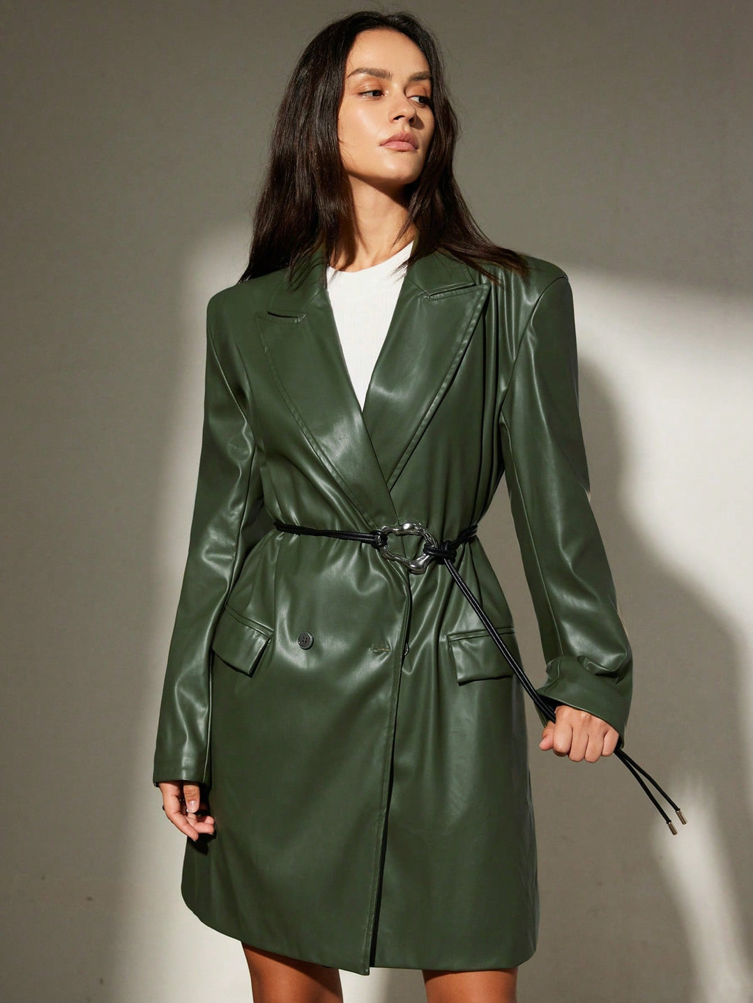 Sacou SHEIN, verde