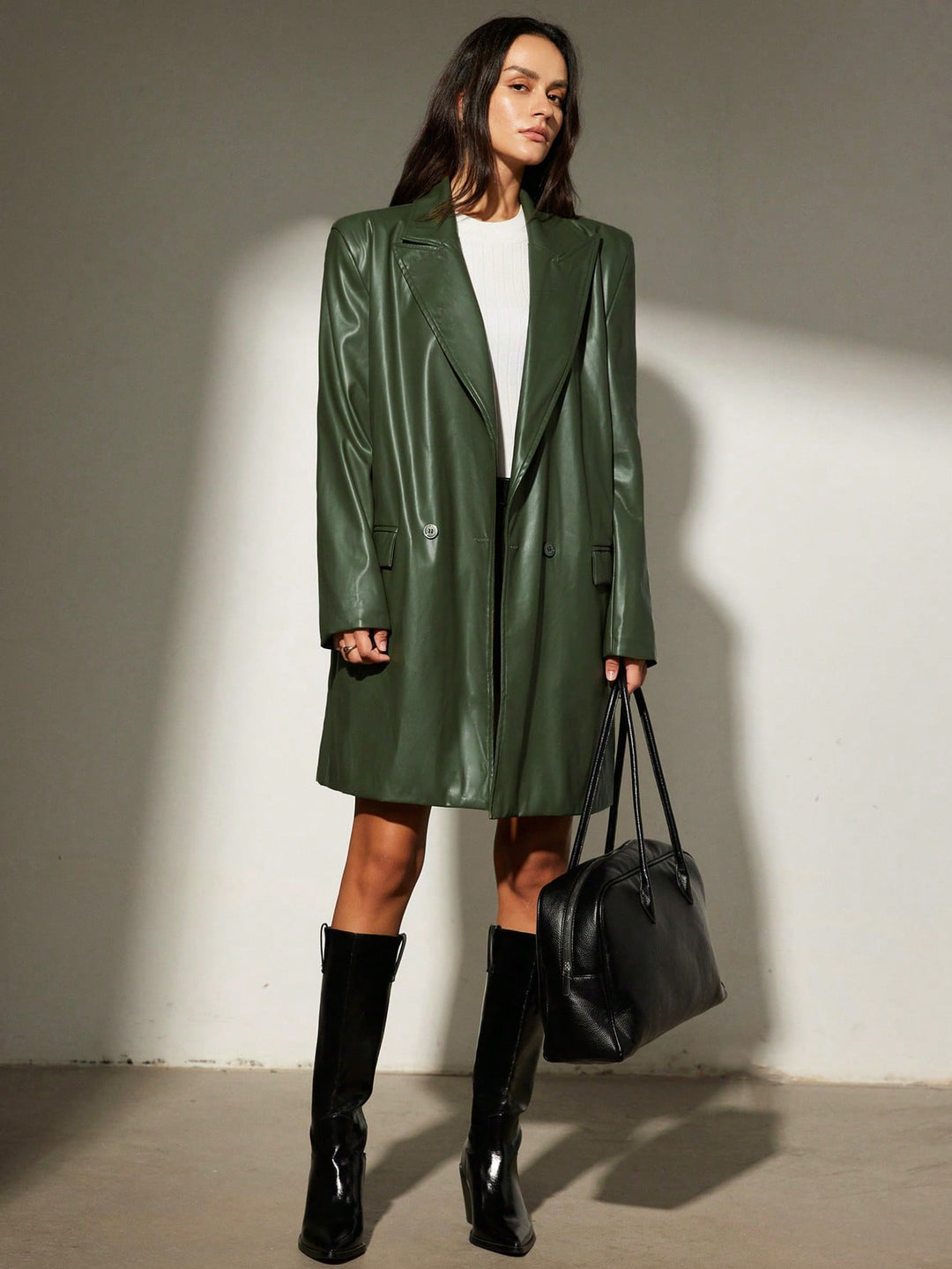 Sacou SHEIN, verde