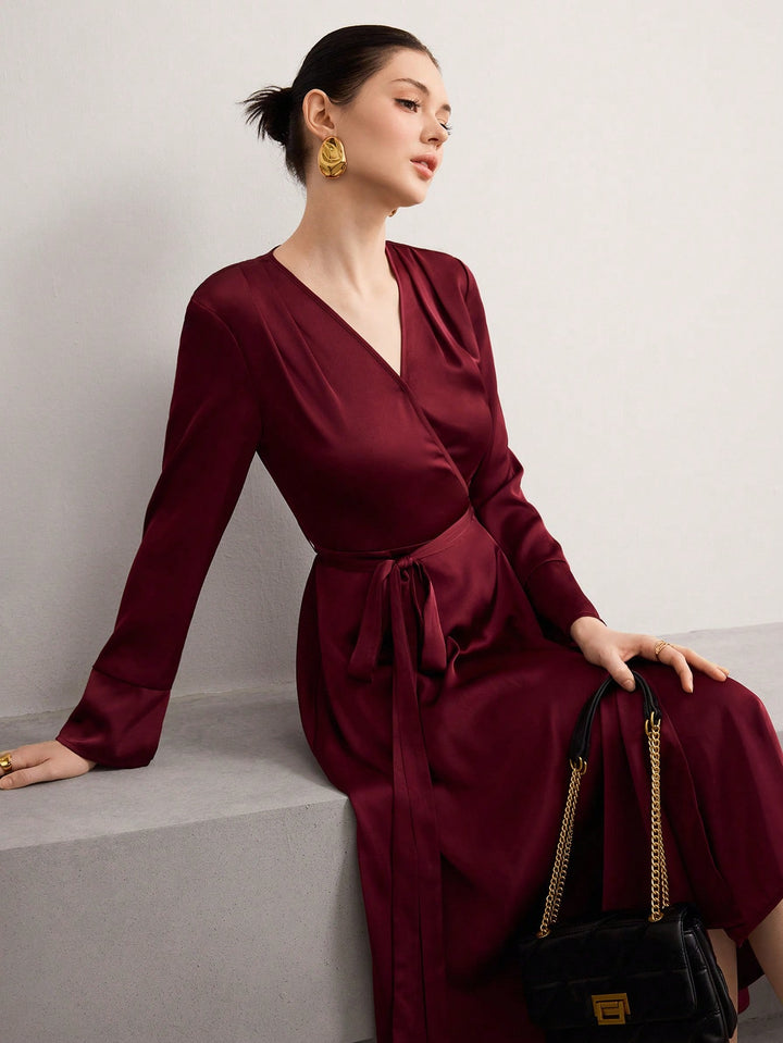 Rochie maxi SHEIN, vișiniu