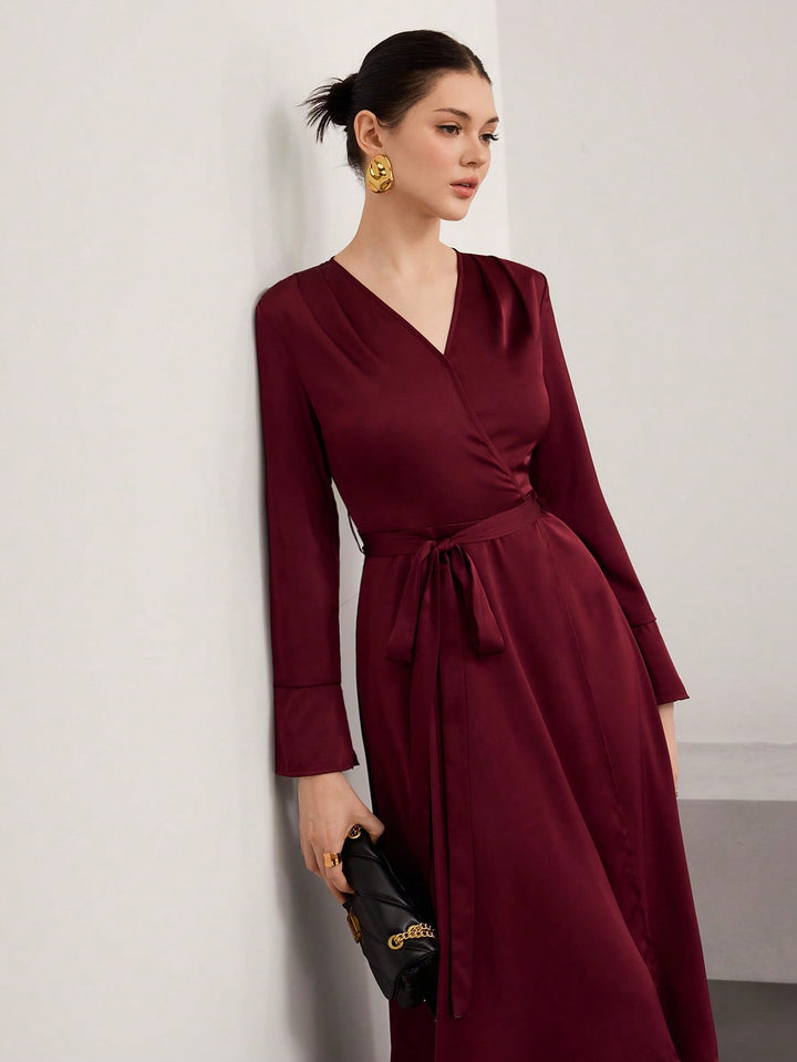Rochie maxi SHEIN, vișiniu