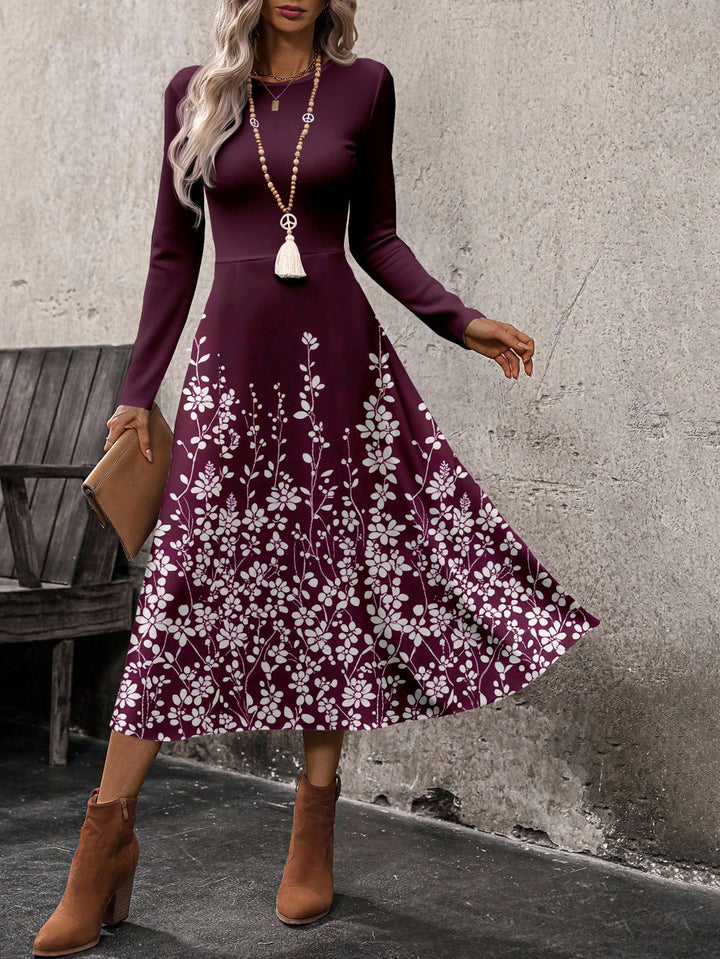 Rochie maxi SHEIN, mix culori