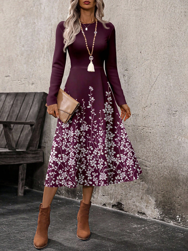 Rochie midi SHEIN, mov
