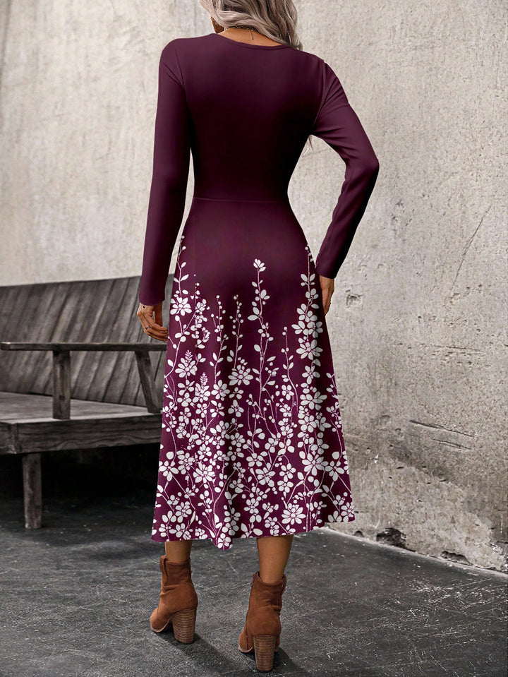 Rochie maxi SHEIN, mix culori