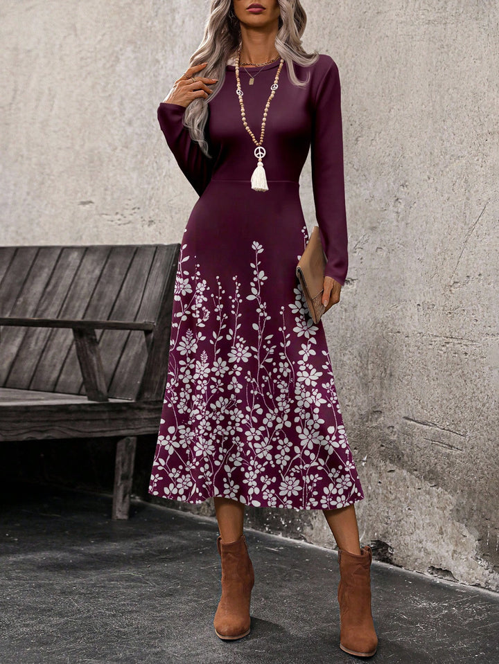 Rochie midi SHEIN, mov