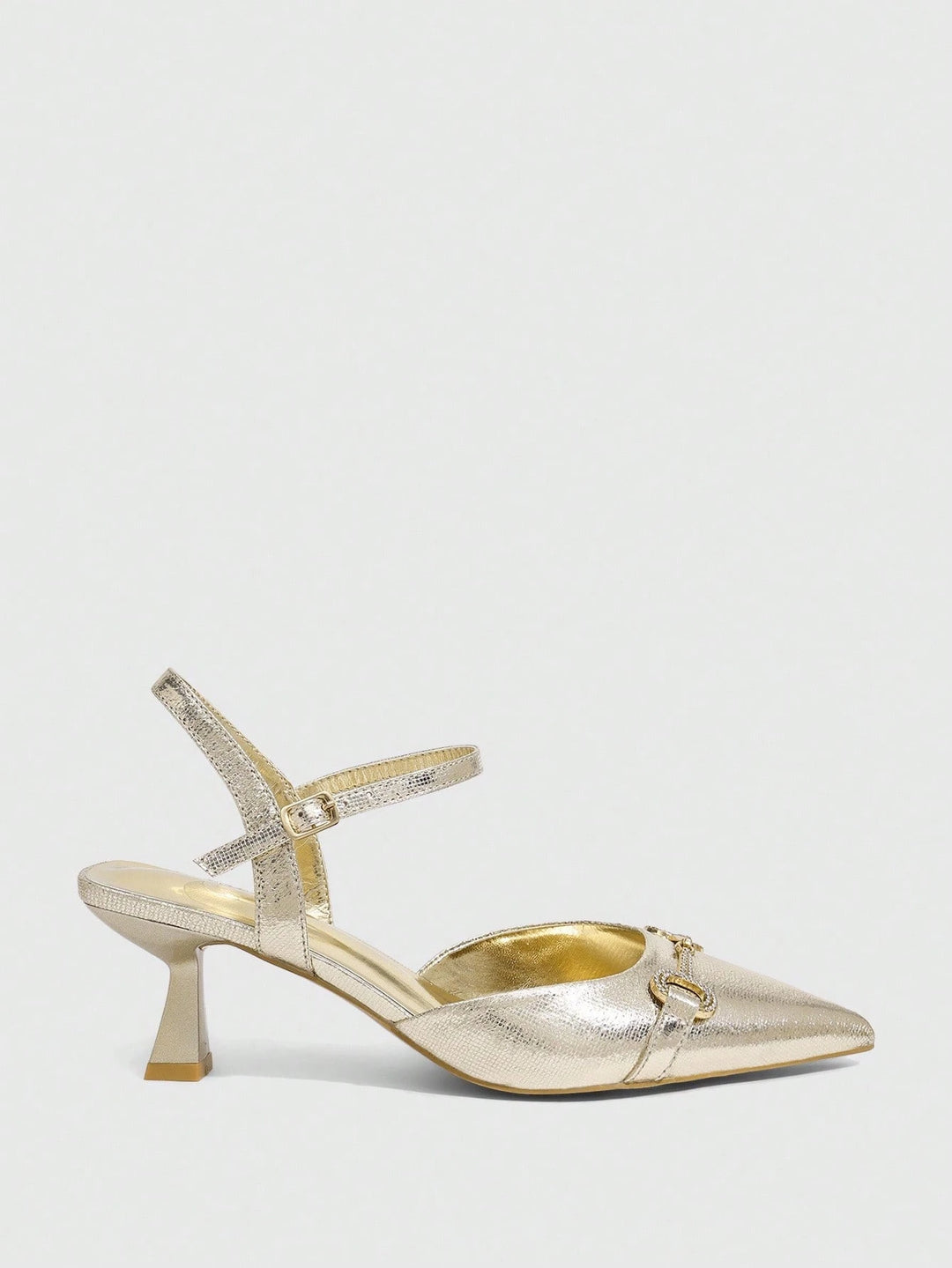 Pantofi cu toc SHEIN, auriu