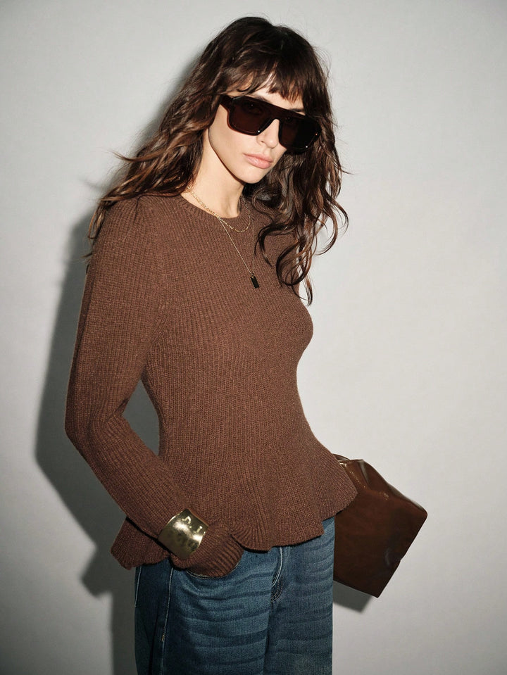Pulover SHEIN, maro