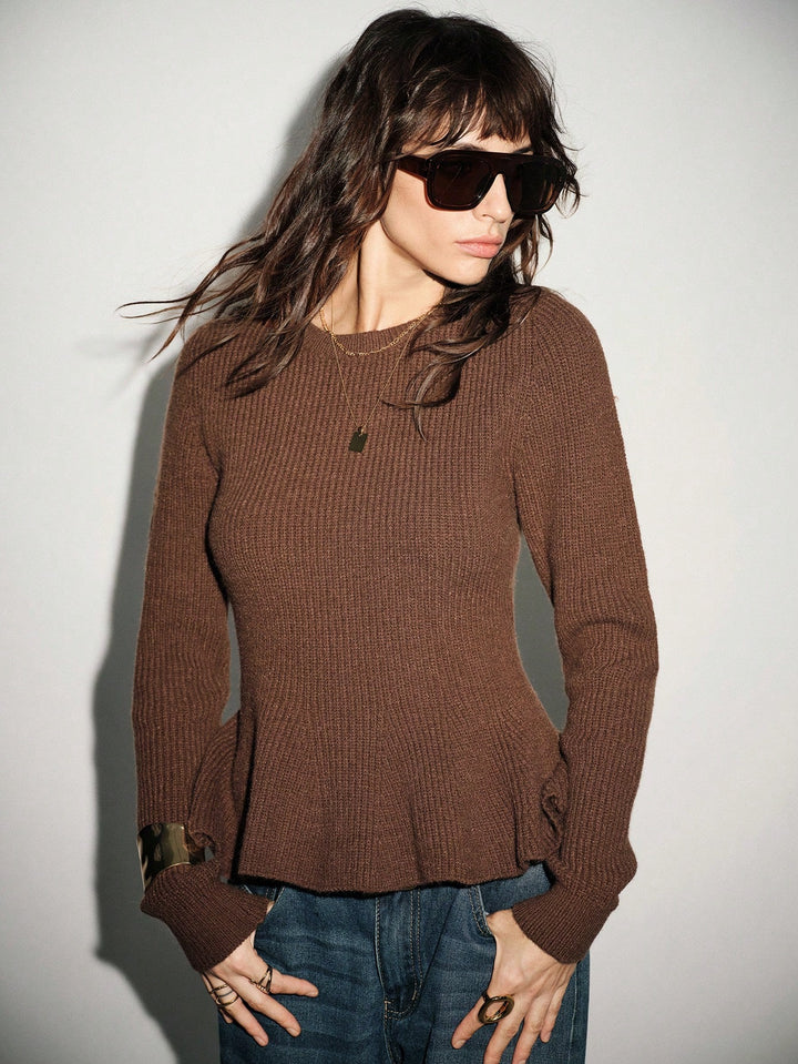 Pulover SHEIN, maro