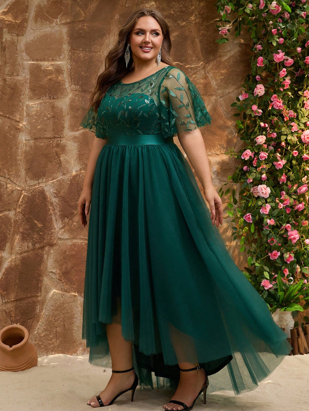 Rochie SHEIN, verde