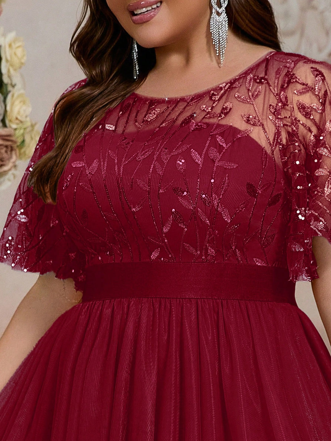 Rochie SHEIN, vișiniu