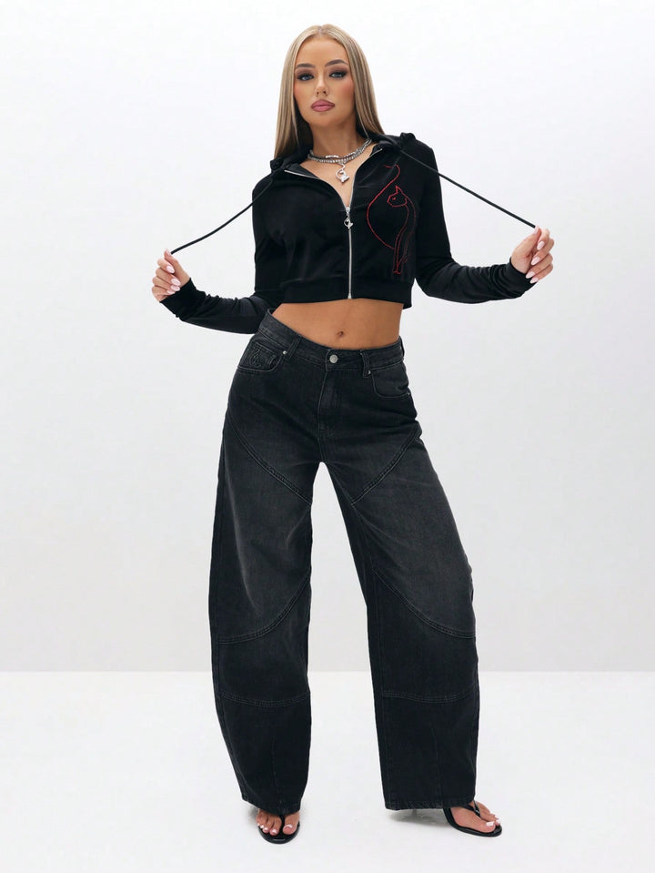 Hanorac SHEIN, negru