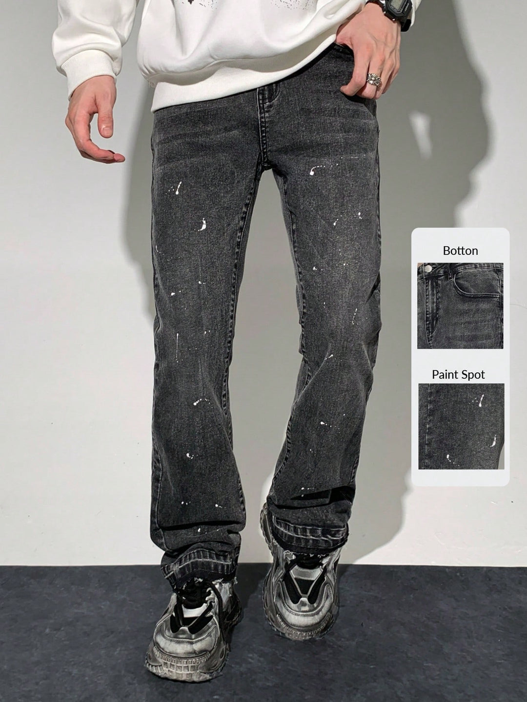 Jeans SHEIN, negru