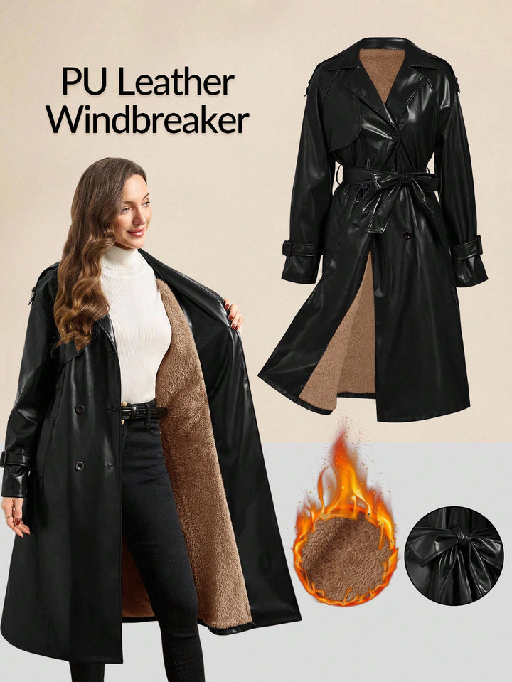 Trench SHEIN, negru
