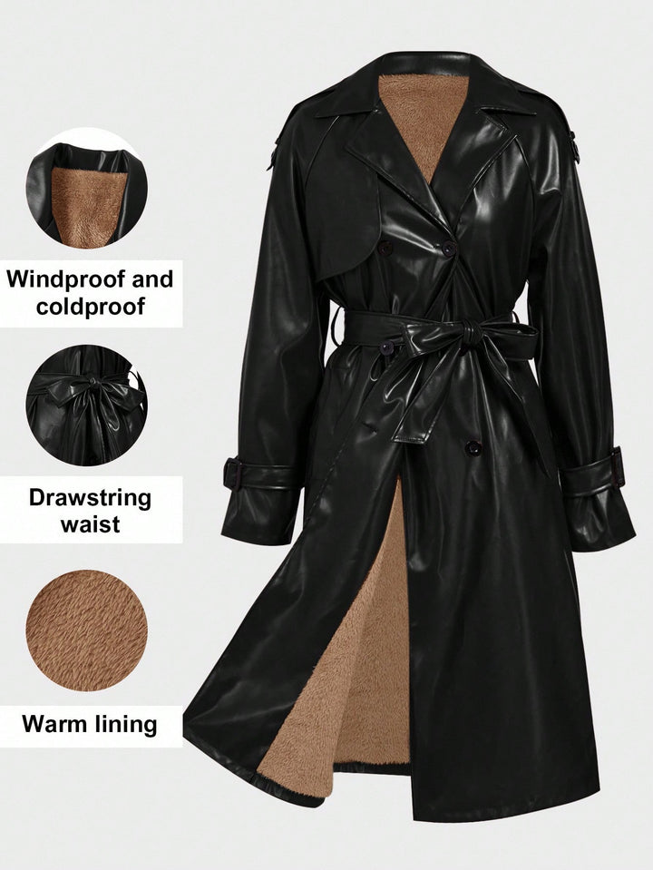 Trench SHEIN, negru