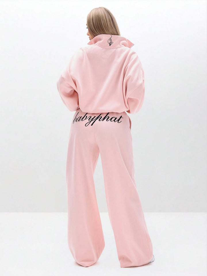 Pantaloni SHEIN, roz