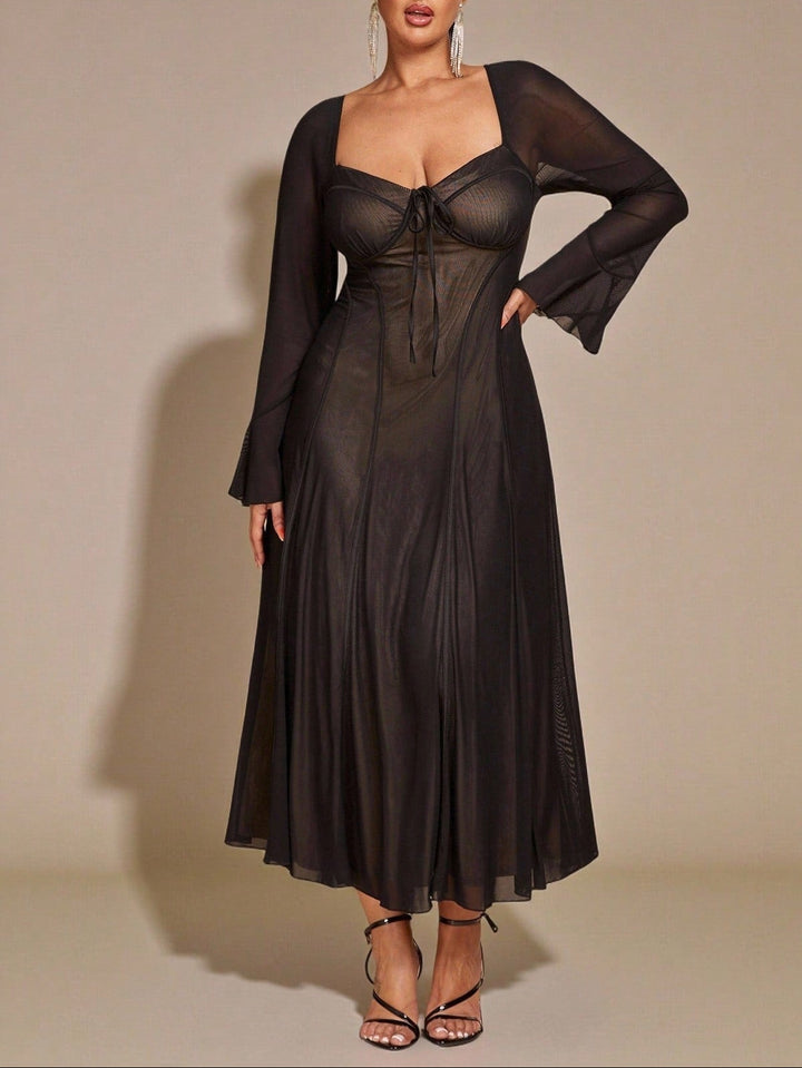 Rochie maxi SHEIN, negru