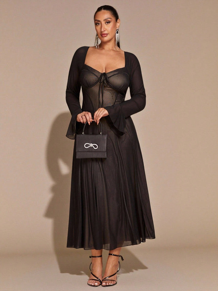 Rochie maxi SHEIN, negru