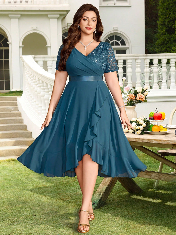 SHEIN Maxi ruha, kék