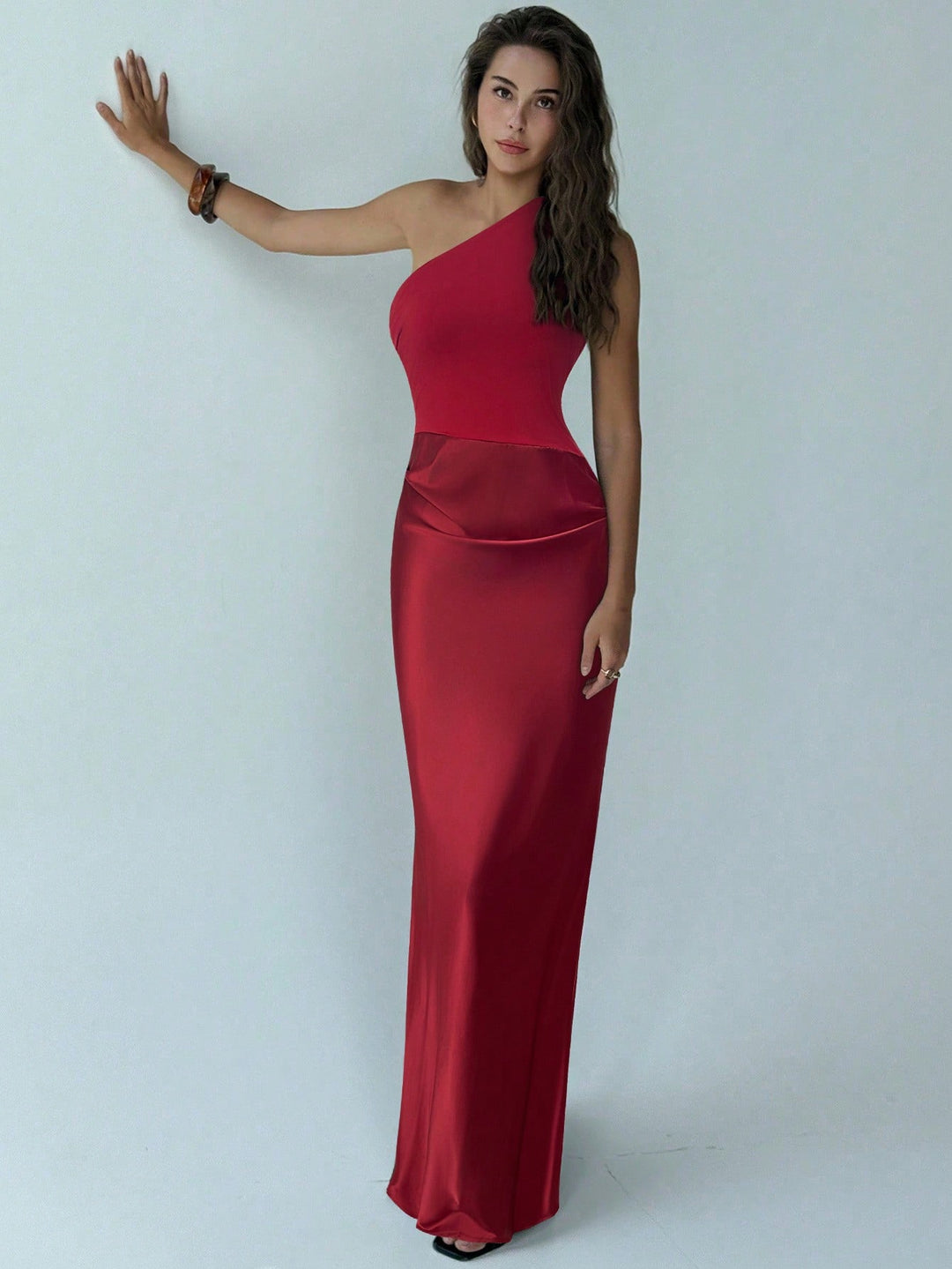 Rochie maxi SHEIN, vișiniu