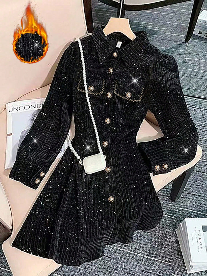 Rochie midi SHEIN, negru