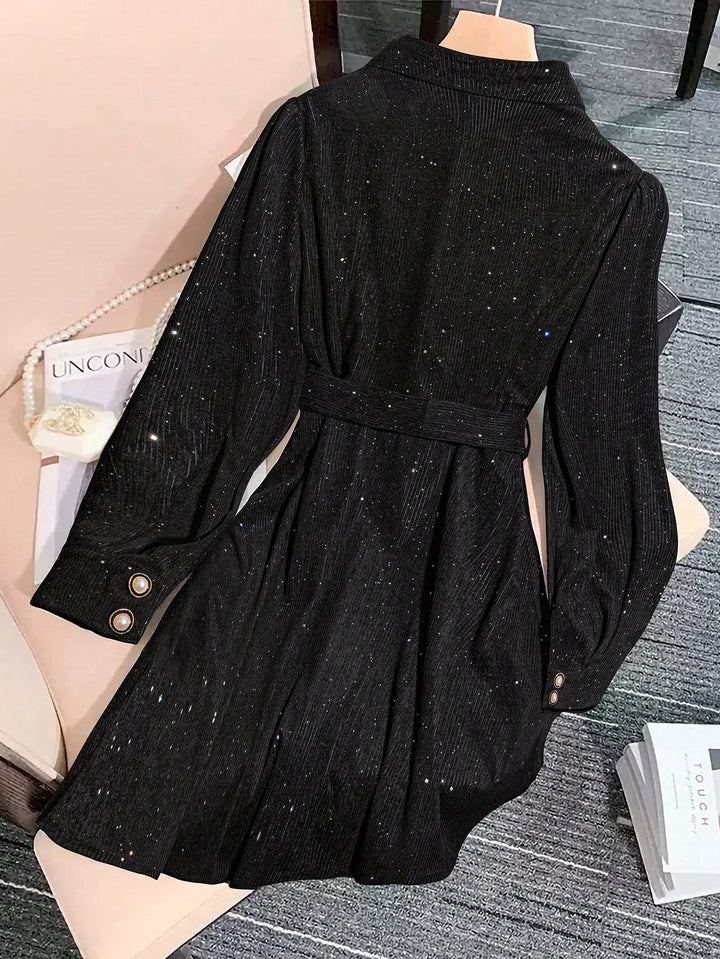 Rochie midi SHEIN, negru