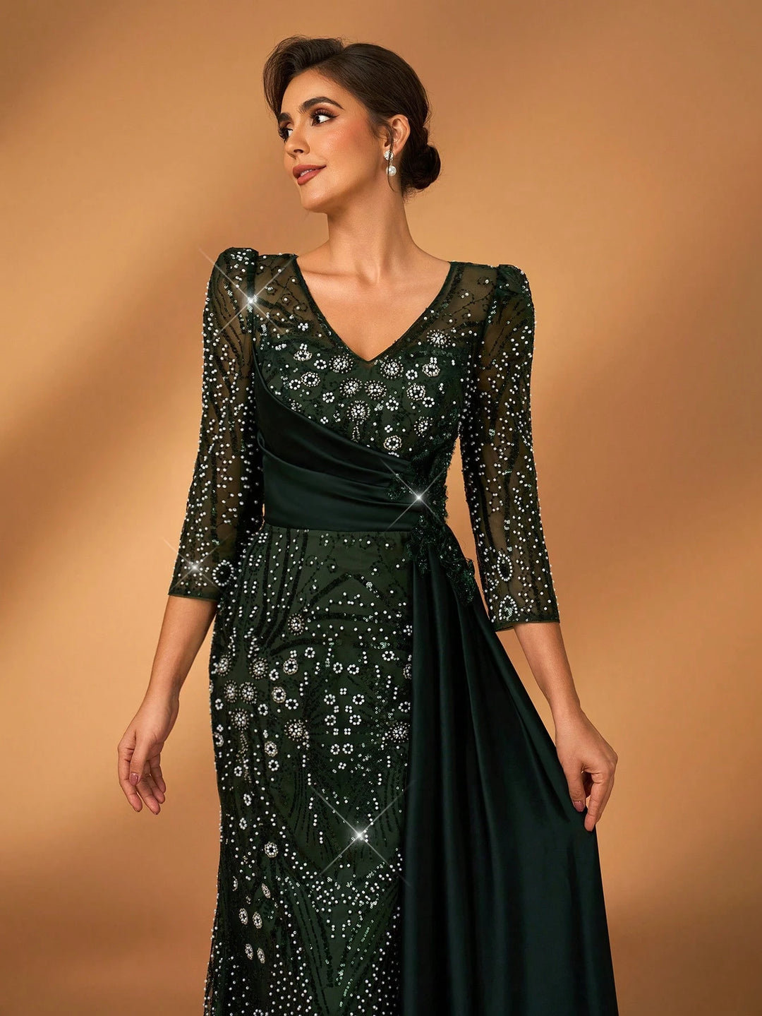 Rochie maxi SHEIN, verde