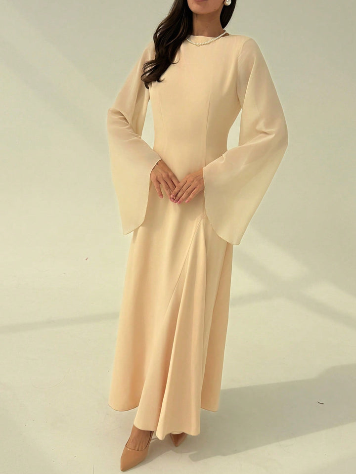 Rochie maxi SHEIN, crem