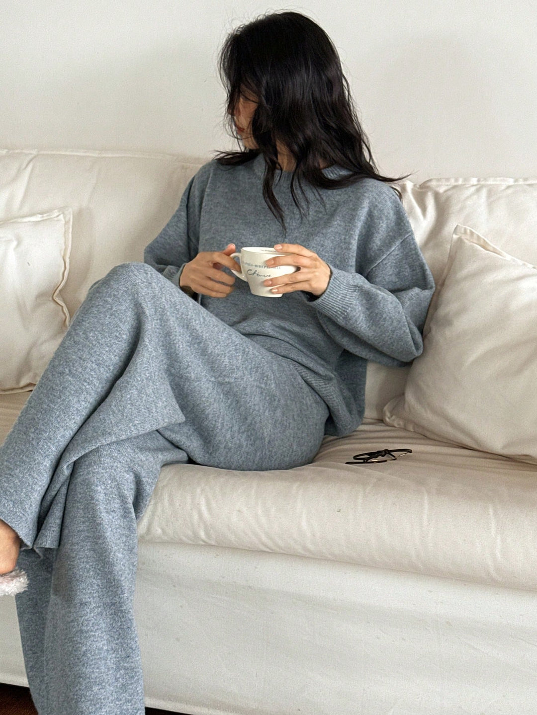 Set pijamale SHEIN, albastru