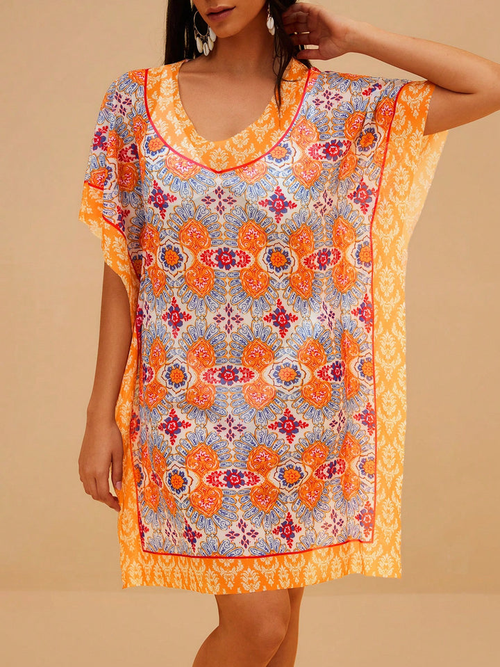 Rochie de plajă SHEIN, mix culori