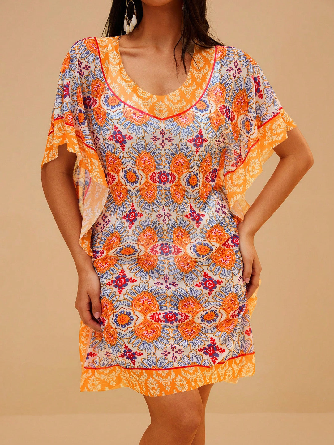 Rochie de plajă SHEIN, mix culori