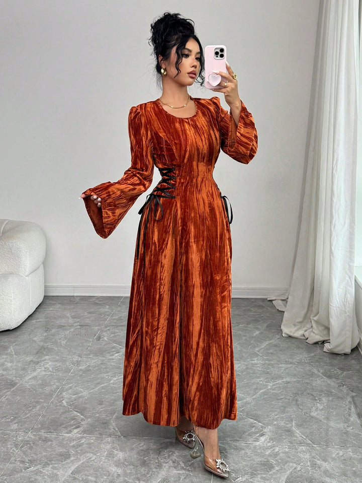 Rochie maxi SHEIN, maro