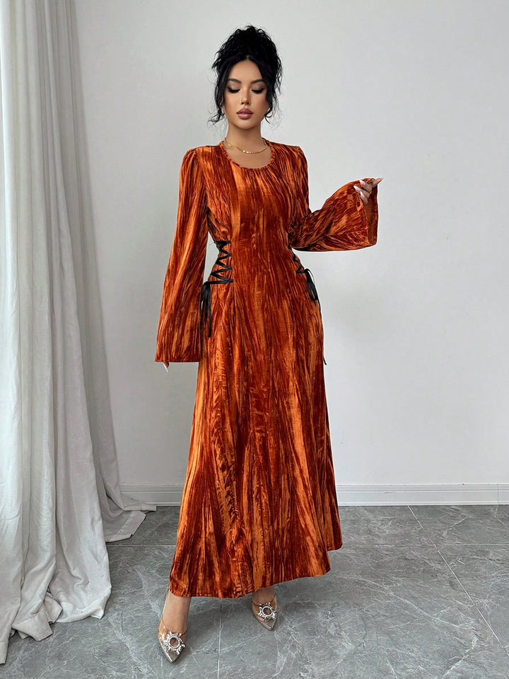 Rochie maxi SHEIN, maro