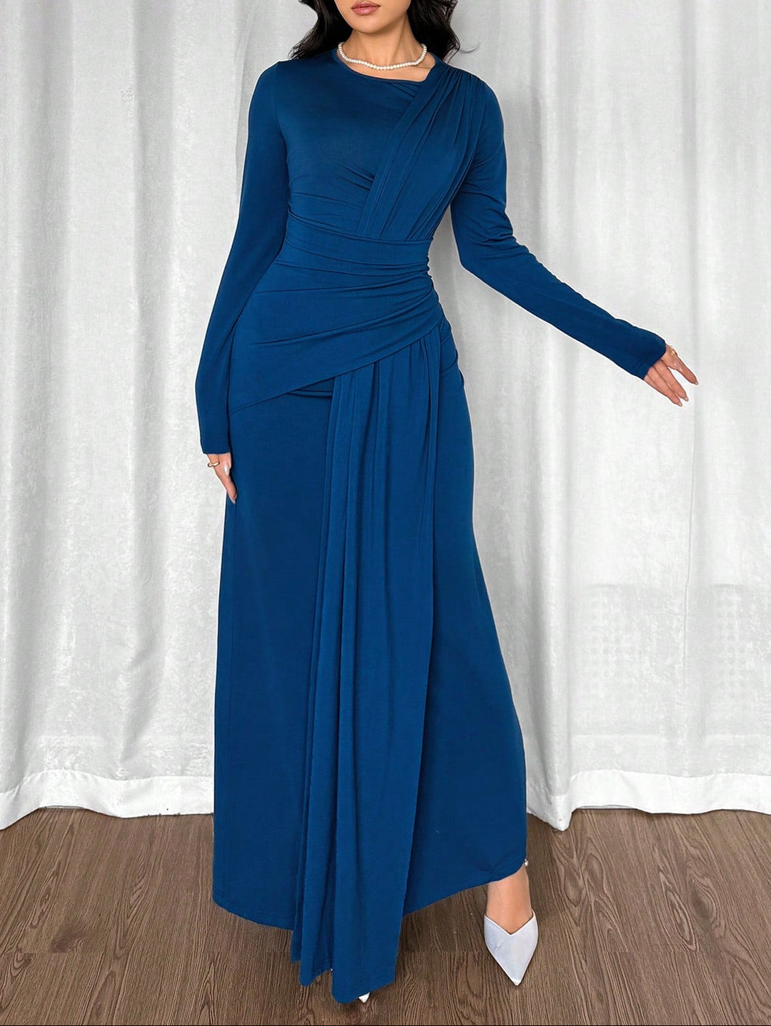 Rochie maxi Shein, albastru