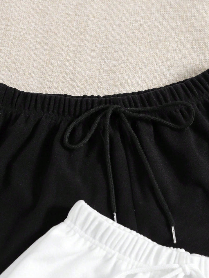 Set pantaloni scurți de pijama SHEIN, mix culori