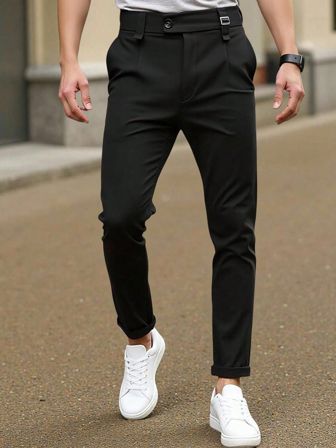 Pantaloni SHEIN, negru