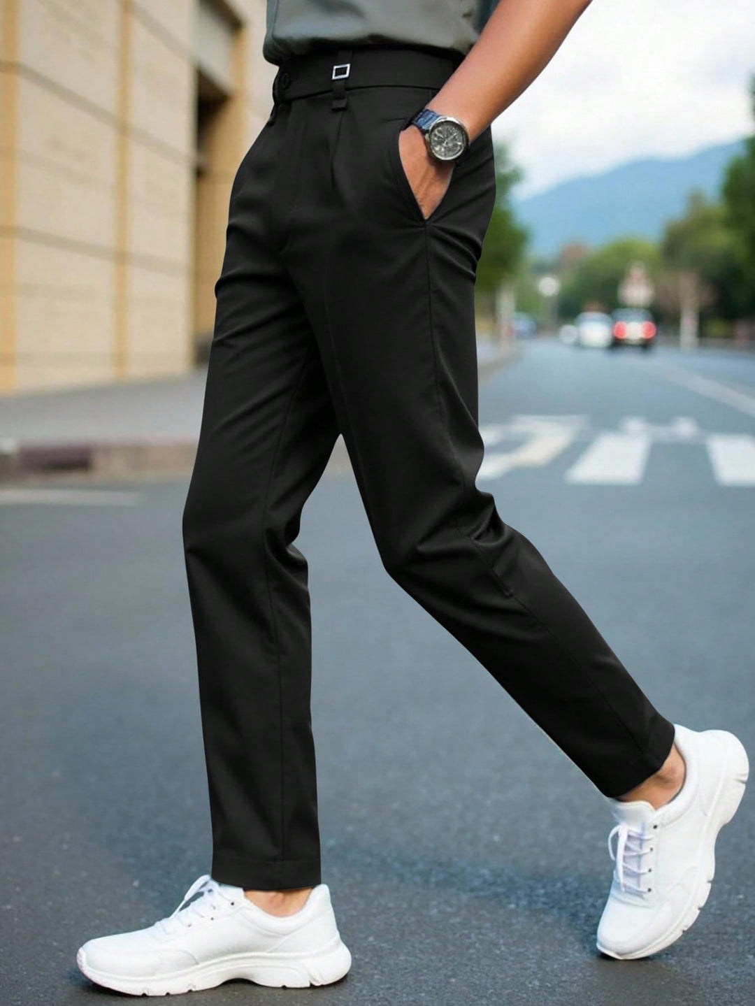 Pantaloni SHEIN, negru