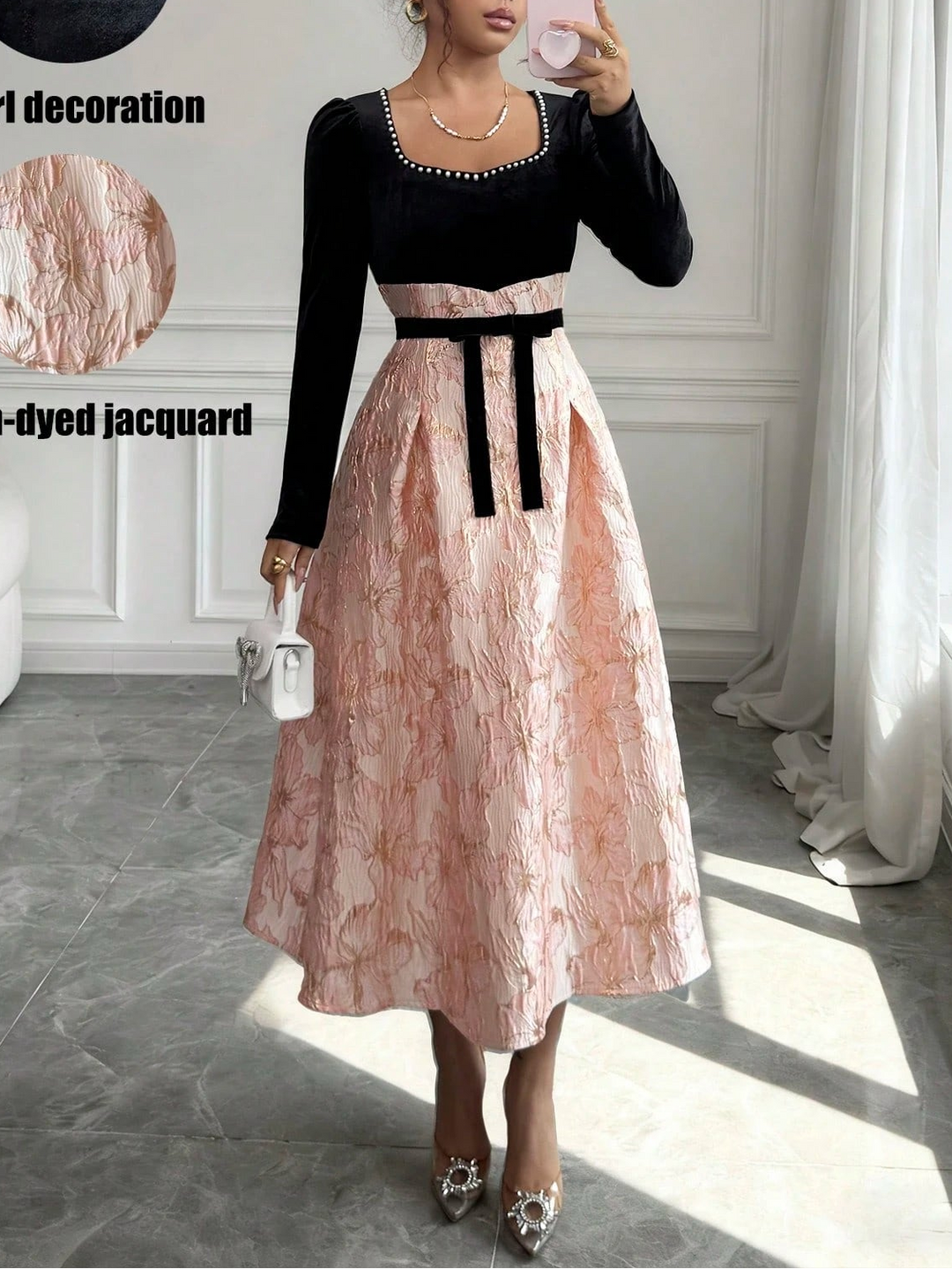 Rochie midi SHEIN, mix culori