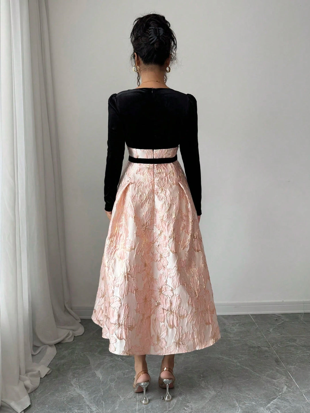 Rochie midi SHEIN, mix culori