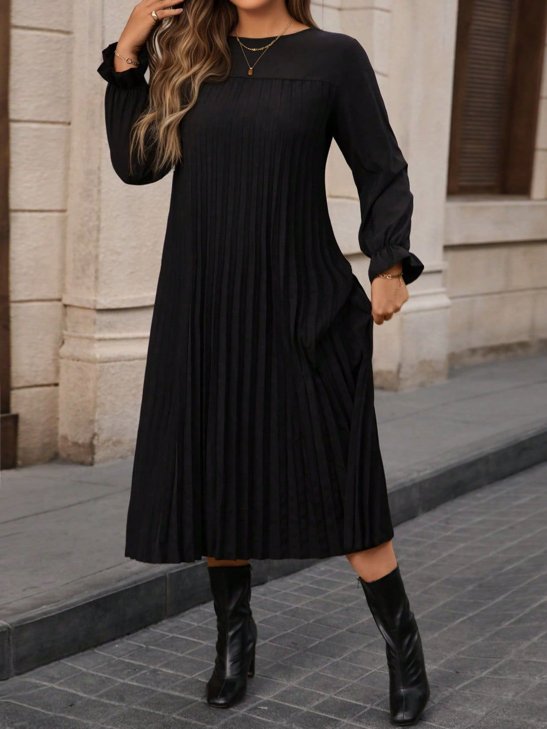 Rochie maxi SHEIN, negru